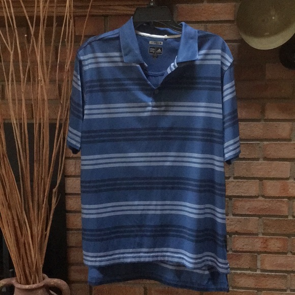Adidas ClimaCool Men’s Striped Polo Shirt size M - Picture 1 of 8